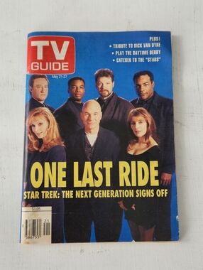 Vintage TV Guide May 1994 Star Trek Next Generation Picard RARE Canada